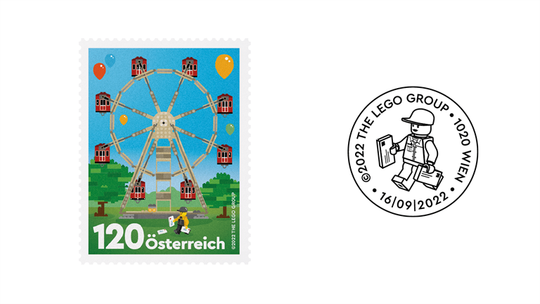 Special stamp 90 years of LEGO®